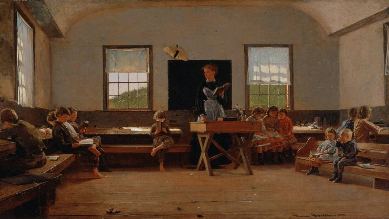 Уинслоу Хомер. Школа в провинции. 1871